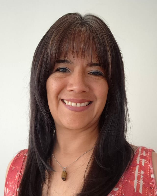 Isabel Jiménez sonriendo
